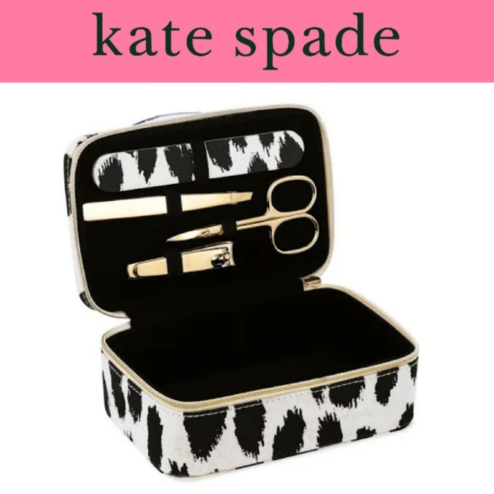 Kate Spade New York Modern Leopord Manicure Set